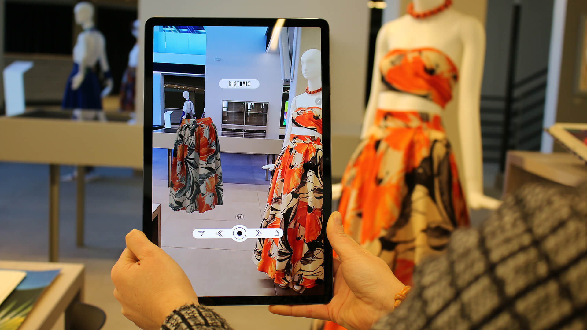 Example of augmented reality clothing